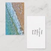 Turquoise water of the sea 名刺 (正面/裏面)