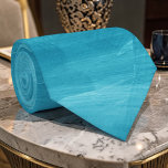 Turquoise Watercolor Custom Necktie ネクタイ<br><div class="desc">A beautiful and unique necktie featuring a delicate watercolor design. Perfect for adding a touch of sophistication and personality to any outfit. This custom tie makes a thoughtful gift for any occasion.</div>
