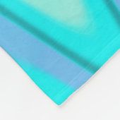 Turquoise Waves フリースブランケット (角)