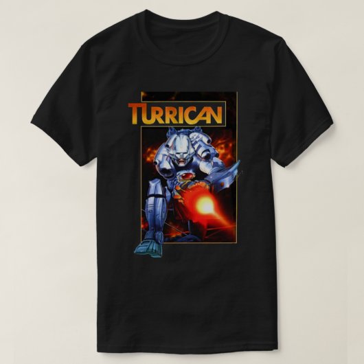 Turrican （透明） C64クラシックのTシャツ Tシャツ (デザイン正面)
