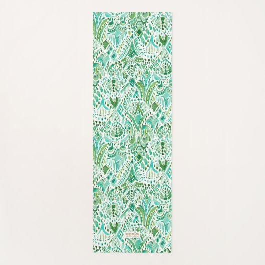 」TURTに緑の水のウミガメを種族に得ます ヨガマット (正面)