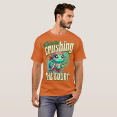 Turtally Grushing The Court Tシャツ (正面フル)