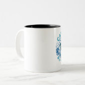 Turtel Carmel by the sea beach california ツートーンマグカップ (正面左)