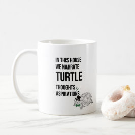 TURTLEおもしろい lovers引用文 コーヒーマグカップ