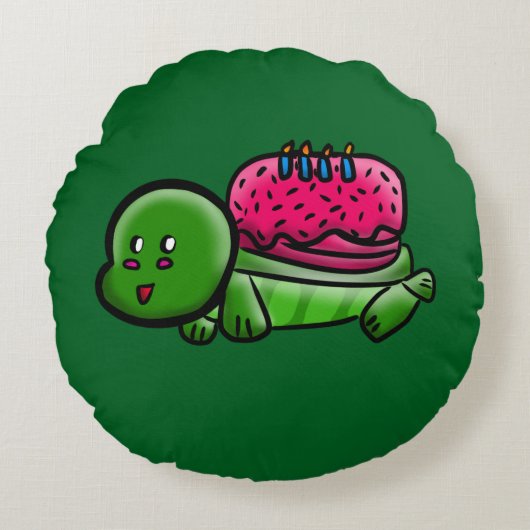 Turtle 2 ラウンドクッション (正面)