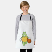 Turtle as Basketball.PNG エプロン (着用した状態)