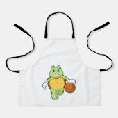 Turtle as Basketball.PNG エプロン (正面)