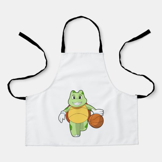 Turtle as Basketball.PNG エプロン (正面)