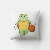 Turtle as Basketball.PNG クッション (正面)