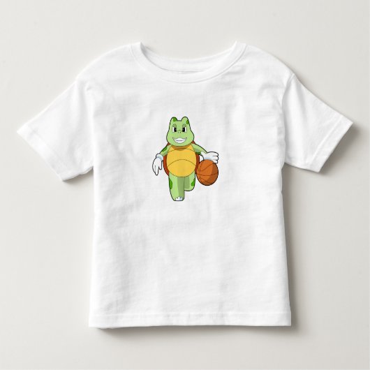 Turtle as Basketball.PNG トドラーTシャツ (正面)