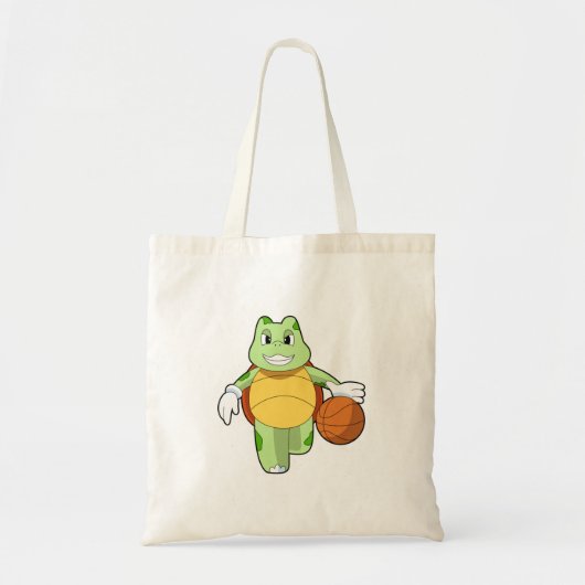 Turtle as Basketball.PNG トートバッグ (正面)