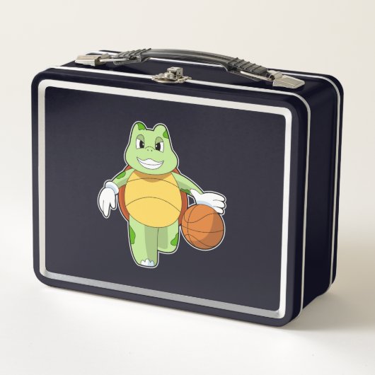 Turtle as Basketball.PNG メタルランチボックス (正面)
