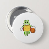 Turtle as Basketball.PNG 缶バッジ (正面&裏面)