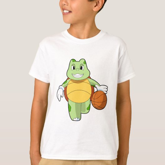 Turtle as Basketball.PNG Tシャツ (正面)