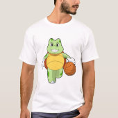Turtle as Basketball.PNG Tシャツ (正面)