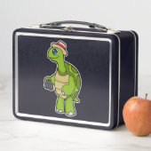 Turtle as Photographer with Camera メタルランチボックス (インサイチュ)