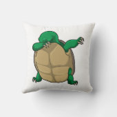 Turtle at Hip Hop Dance Dab クッション (裏面)