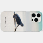 Turtle Beach Journey 名前入り | 自然 Case-Mate iPhoneケース (裏面 (横))