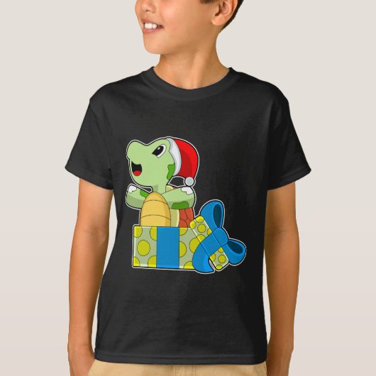 Turtle Christmasパッケージ Tシャツ (正面)