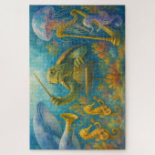 Turtle Conductor Ocean Symphony Orchestra Sea ジグソーパズル (縦)