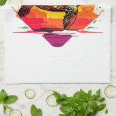 Turtle Copy Copy Copy キッチンタオル (折り畳み)