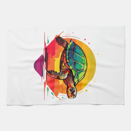 Turtle Copy Copy Copy キッチンタオル (横)