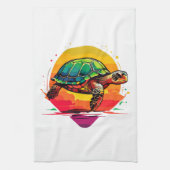 Turtle Copy Copy Copy キッチンタオル (縦)