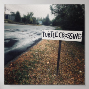 turtle crossing ポスター