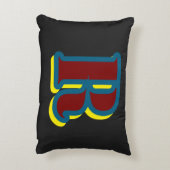  Turtle Cute Pun Funny Animal Gift アクセントクッション (裏面(縦))