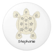 Turtle Design Personalised セラミックノブ (正面)