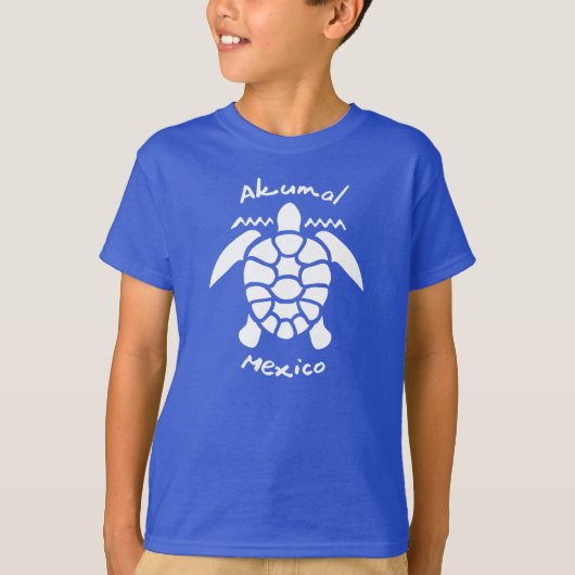 Turtle Diving Akumal（メキシコTシャツ） Tシャツ (正面)