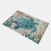Turtle Doormat、Welcome Doormat Porch ドアマット (アングル)