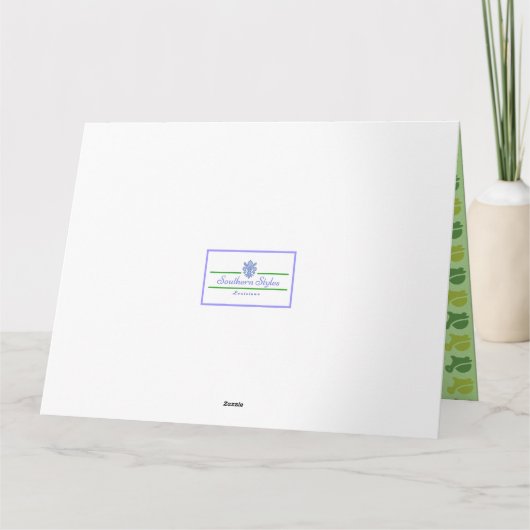 Turtle Editable Birthday カード (裏面)