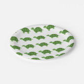 Turtle Emoji ペーパープレート (アングル)