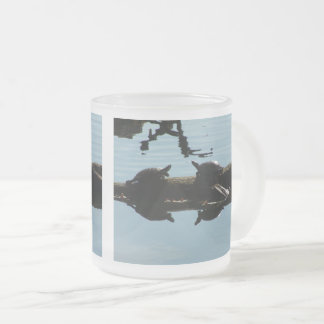 Turtle Friends Frosted Glass Mug フロストグラスマグカップ