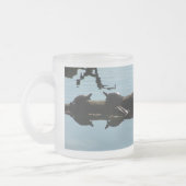 Turtle Friends Frosted Glass Mug フロストグラスマグカップ (左)