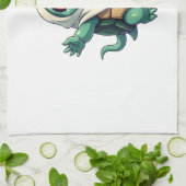 Turtle Ghoul キッチンタオル (折り畳み)