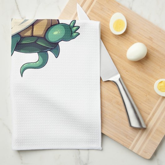 Turtle Ghoul キッチンタオル (四つ折り)