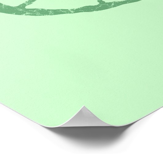 turtle-green Poster ポスター (角)