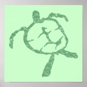 turtle-green Poster ポスター (正面)