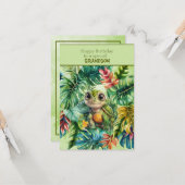 Turtle Happy Birthday To a Special Grandson  カード (正面/裏面インサイチュ)