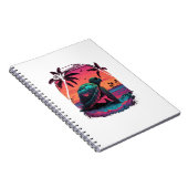 Turtle Hawaiian Sea Turtles Hawaii Beach Sunset Co ノートブック (右側)