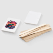 Turtle Hawaiian Sea Turtles Hawaii Beach Sunset Co ハンドファン (組立なし)