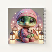 Turtle in Pink Pajamas, by Natasha Us   ノートブック (裏面)