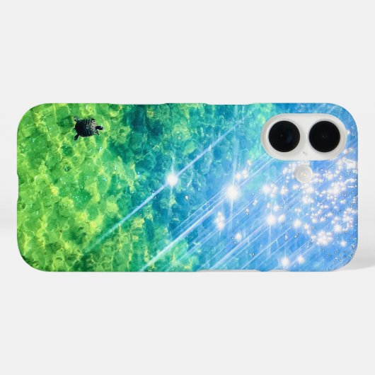 Turtle IPHONEケース Case-Mate iPhoneケース (裏面 (横))