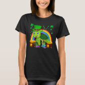 Turtle Leprechaun Hat Turtle Rainbow St Patrick's  Tシャツ (正面)