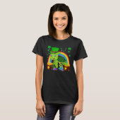 Turtle Leprechaun Hat Turtle Rainbow St Patrick's  Tシャツ (正面フル)