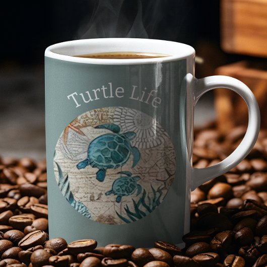 Turtle Life コーストセレニティコレクション コーヒーマグカップ