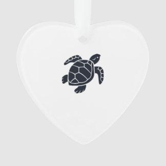 Turtle Logo Emblem Red-Eared Slider Tortoise Copy オーナメント