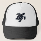 Turtle Logo Emblem Red-Eared Slider Tortoise Copy キャップ (正面)